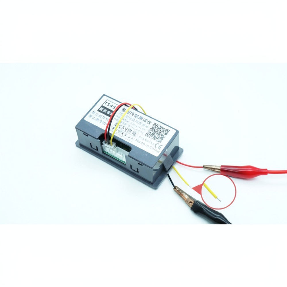 Battery Internal Resistance Tester Four Wire - TS457: comprobador de tensión y resistencia