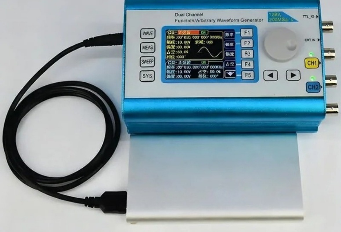 Dual Channel Arbitrary Waveform Function Generator 60Mhz - Generador de señales de función DDS