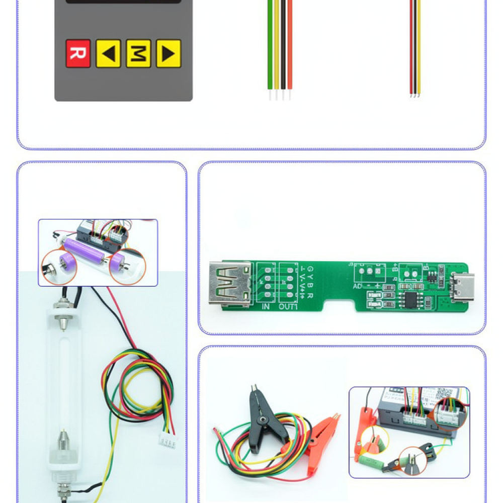 Probador de tensión y resisten - Battery Internal Resistance Tester Four Wire reseña y precio