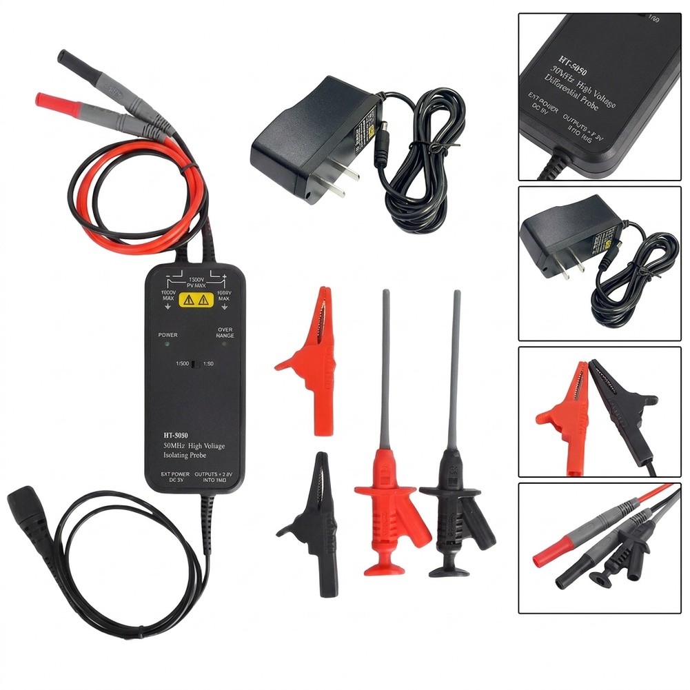 Sonda diferencial de alto volt - High Voltage Differential Probe 100Mhz 1300V reseña y precio