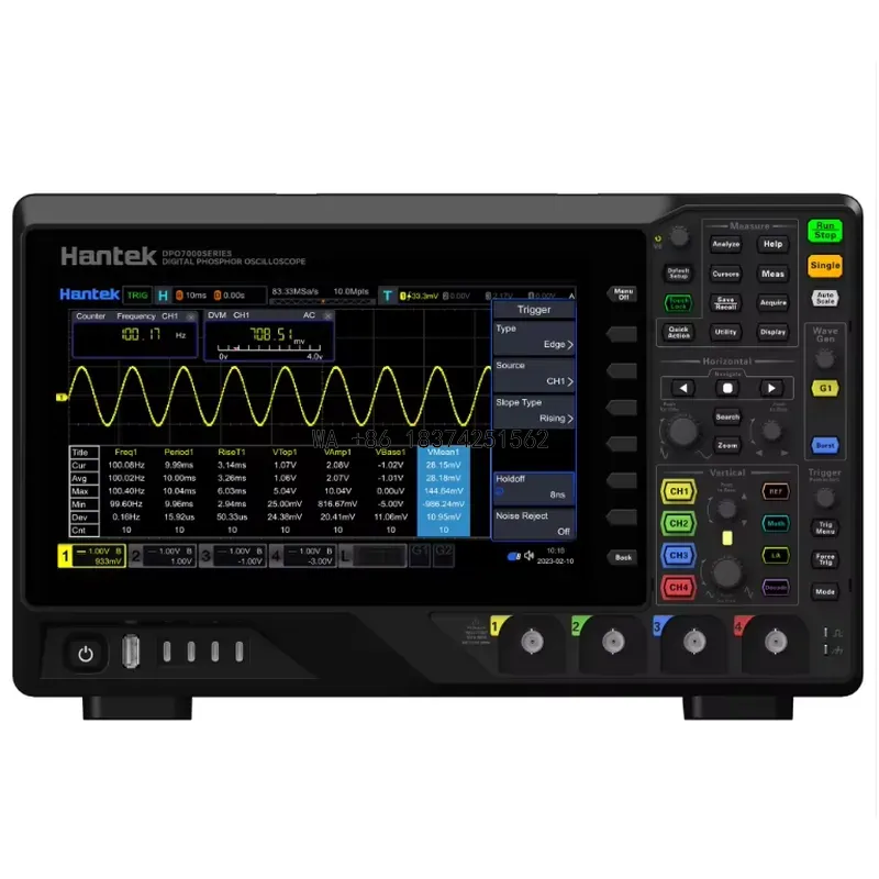 Wmwmnu para osciloscopio digit - Digital Storage Oscilloscope 4 Channel 100Mhz reseña y precio