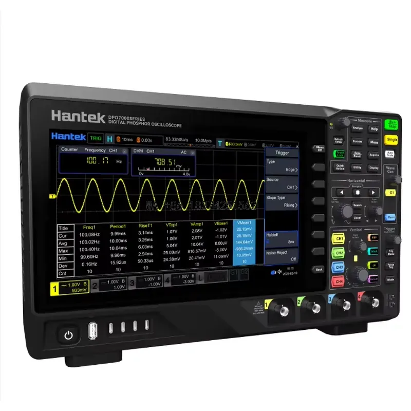 Wmwmnu para osciloscopio digit - Digital Storage Oscilloscope 4 Channel 100Mhz reseña y precio