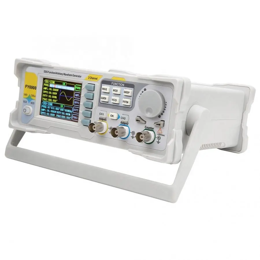 Generador de Señales de Forma  - Dual Channel Arbitrary Waveform Function Generator 60Mhz reseña y precio