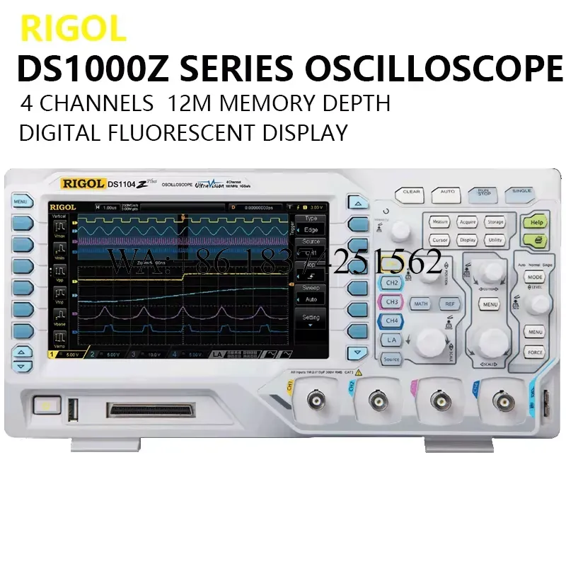Osciloscopio de Almacenamiento - Digital Storage Oscilloscope 4 Channel 100Mhz reseña y precio